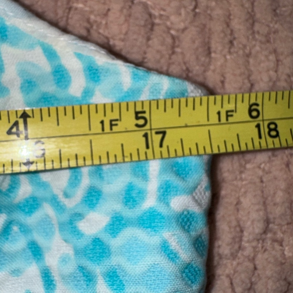 Lilly Pulitzer MacFarlane Shift Dress Shorely Blue Sea Cups Lace Trim Sz. 10 EUC - Picture 5 of 11